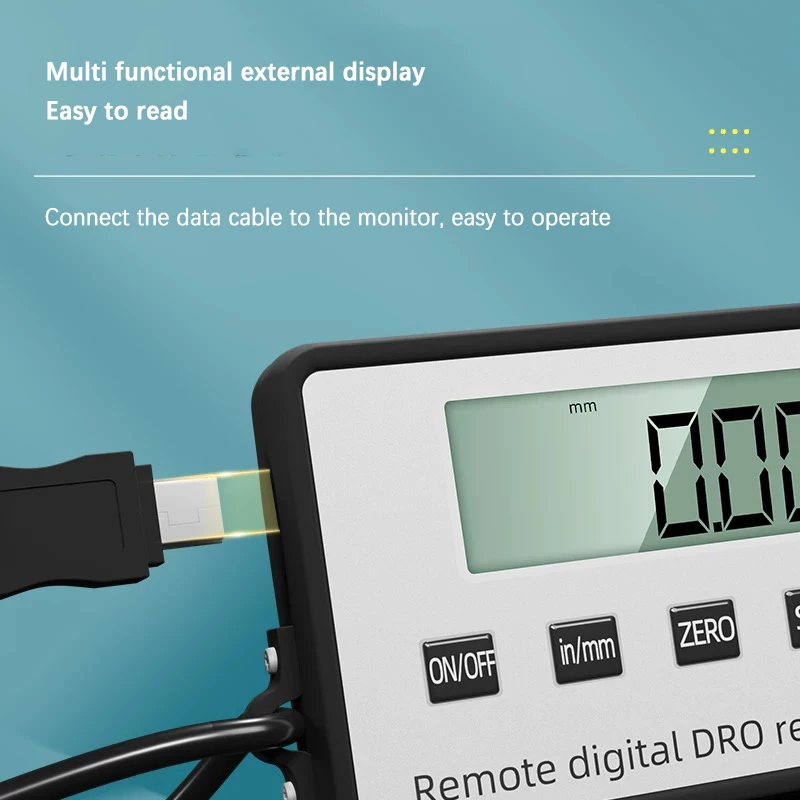 Dual Purpose Displacement Positioning Densor High-Precision Digital Display Ruler External Machine Tool Equipment Grating Ruler