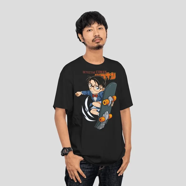 Vintage 90s Detective Conan anime tshirt