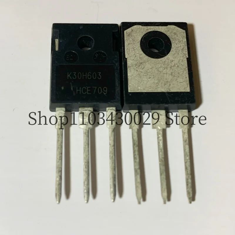 10Pcs New Original IKW30N60H3 K30H603 TO-247 30A 600V IGBT Power Tube