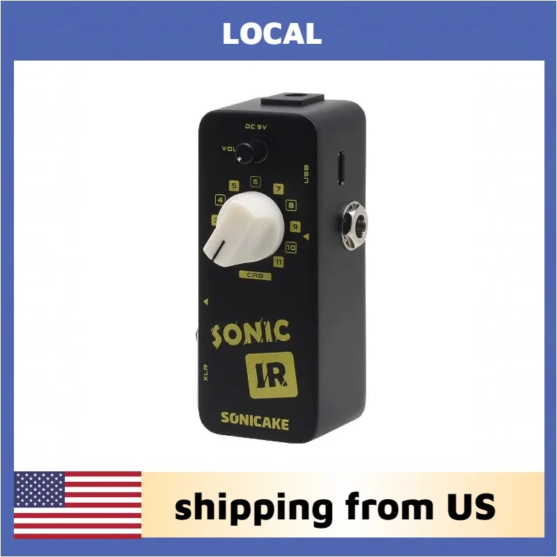 

SONICAKE Local Sonic IR Speaker Cabinet Simulator Impulse Response Loader Guitar Bass Effects Pedal shipping from US