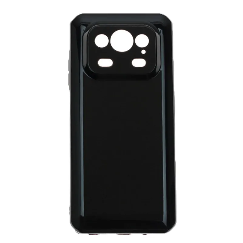black glossy soft phone case cover suitable for ulefone armor 25 25t pro shell guard