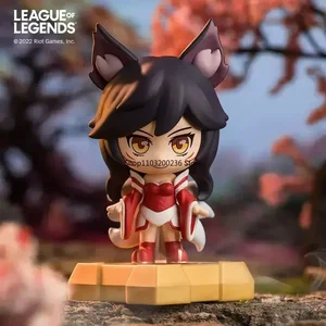 Orijinal lol league of legends dokuz kuyruklu şeytan tilki ahri ırelia akali zed yone, lee sin, heykelleri oyun aksiyon figürleri modeli hediye 6 Büyük satış, lol ırelia-no. 5