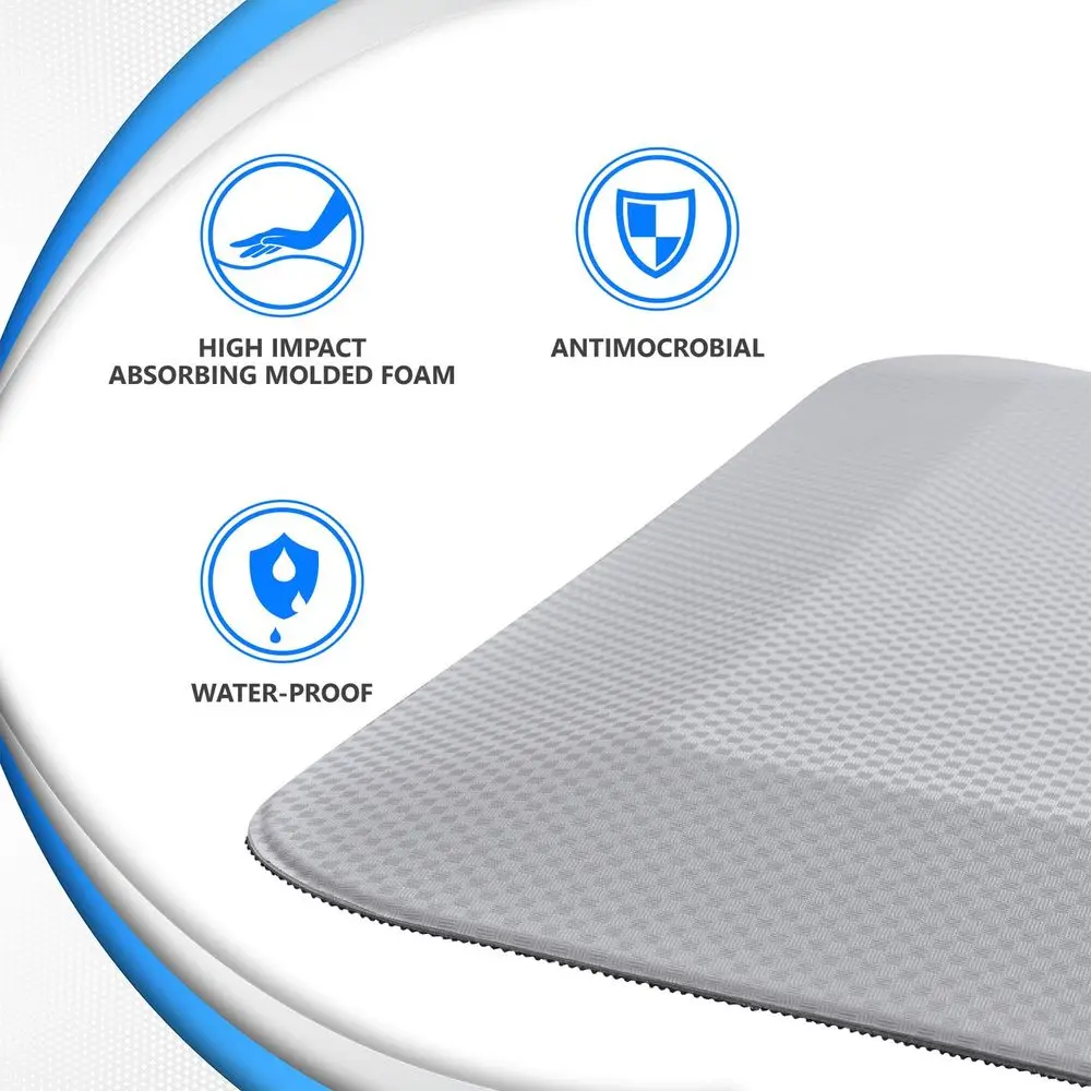 Bedside Fall Mat for Elderly 70 x 24 Standard Flat Design NonSlip, ImpactAbsorbing Foam Mat for Fall Prevention and Floor Safet