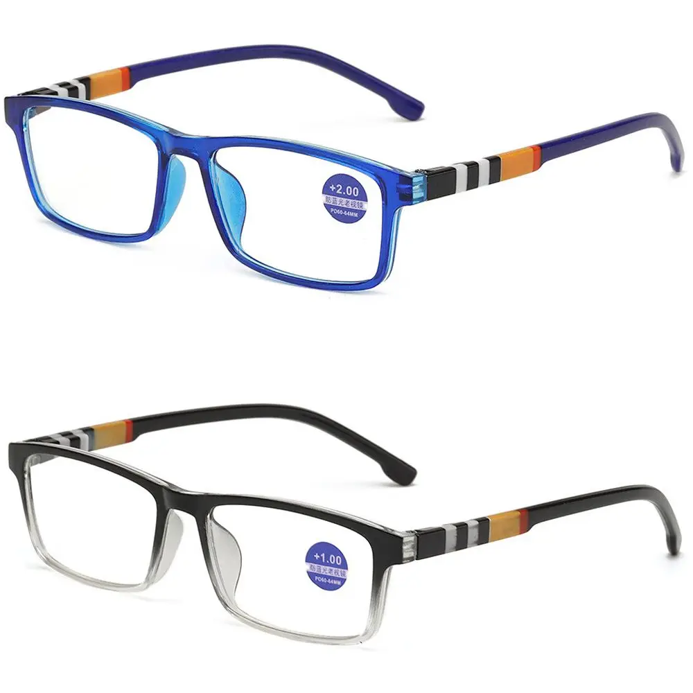 Men Women Elegant Portable Eye Protection Anti-Blue Light Ultra Light Frame Eyeglasses Reading Glasses