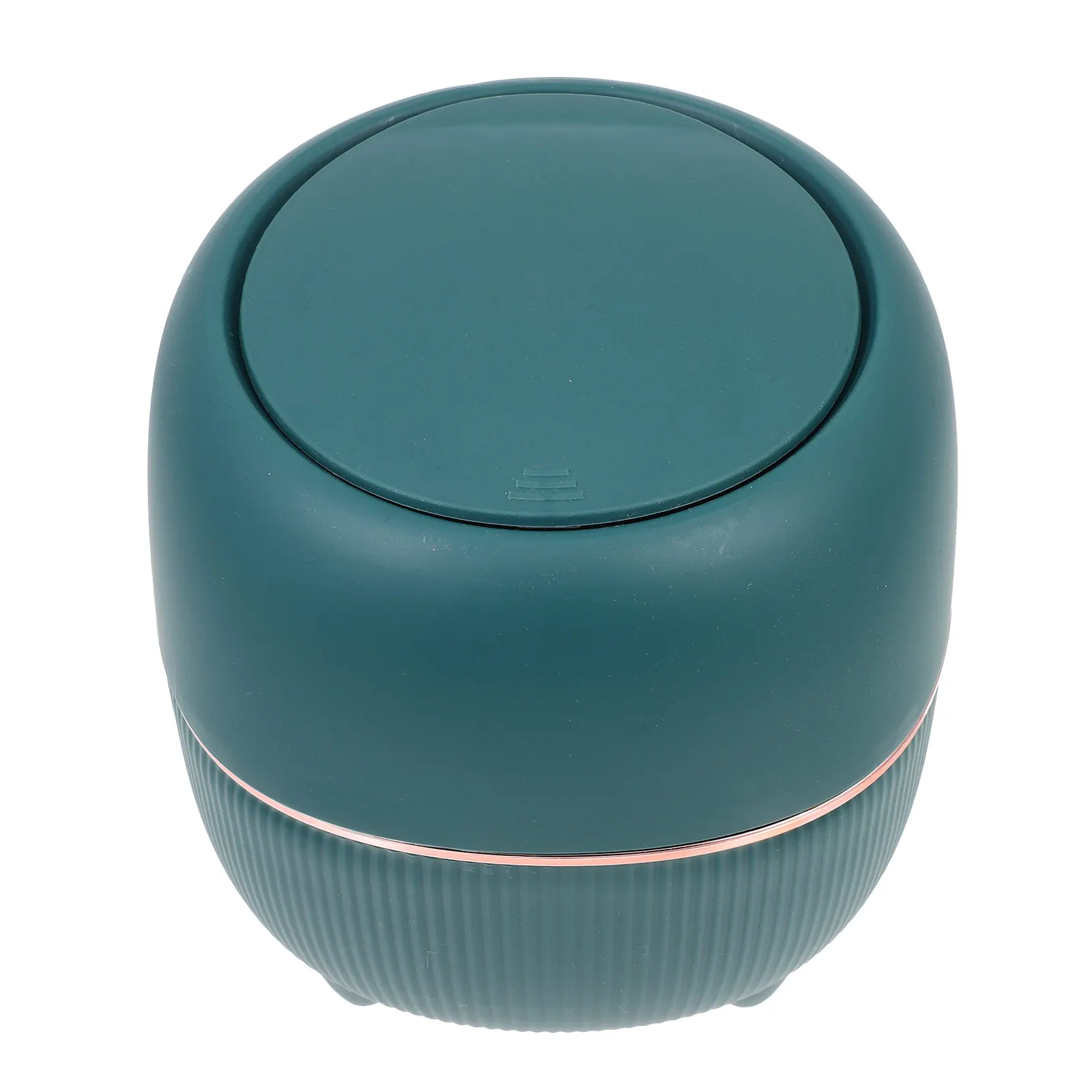 

Touchless Garbage Cans Bullet-covered Trash Desk Rubbish Bin Small Waste Paper Bucket Green