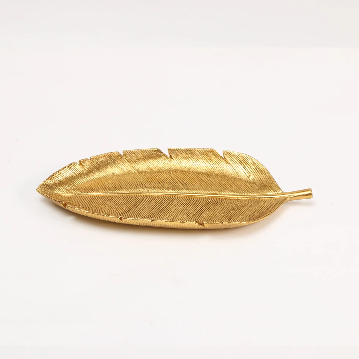 1 Stück elegantes goldenes Blatt-Dekortablett – vielseitige Aufbewahrung und schicker Raumakzent, perfektes Geschenk für jeden Anlass – Detail 5