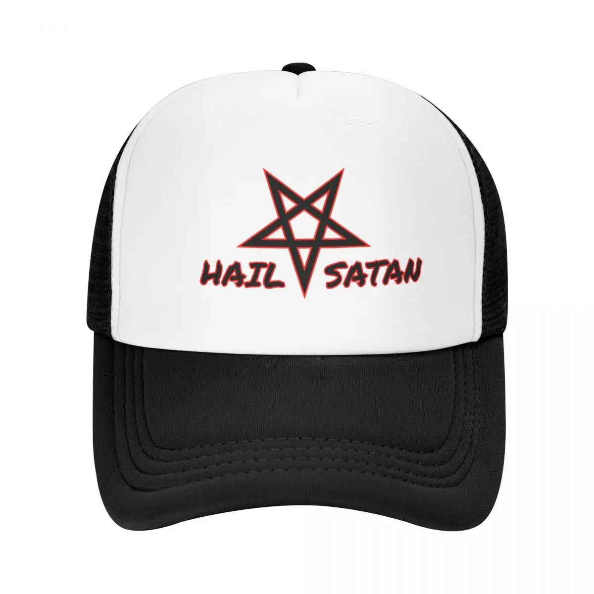 HAIL SATAN Baseball Cap hats for men Sun Hat For Children foam party Hat Fashion Beach Baseball For Men Women's