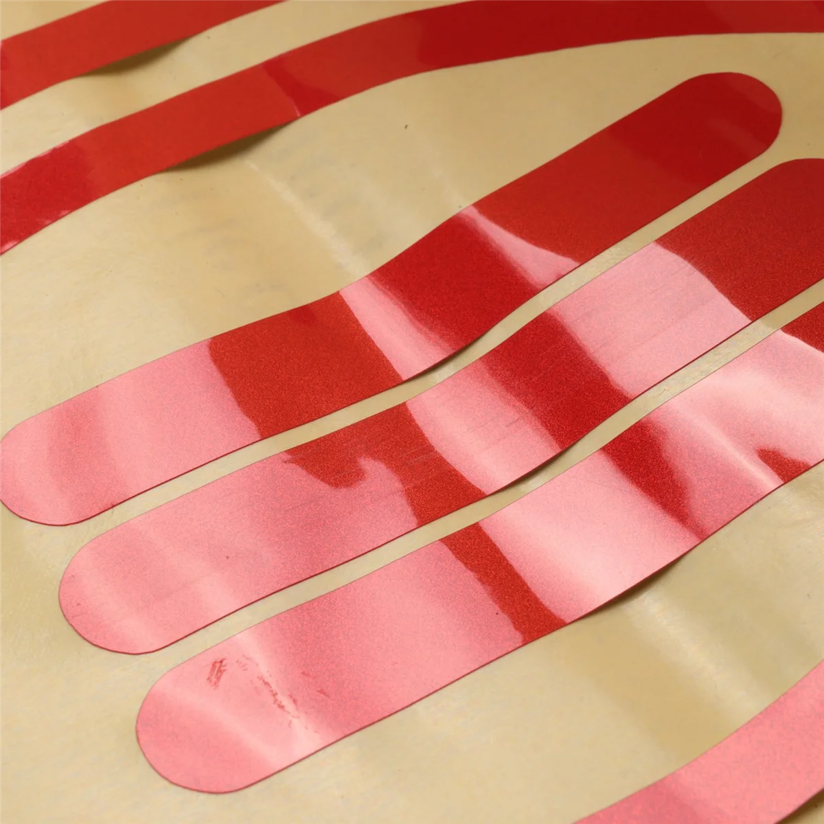 مجموعة واحدة من الملصقات العاكسة للسكوتر مجموعة كاملة من الملصقات لملصقات Ninebot MAX G30 Kickscooter القابلة للطي (أحمر)