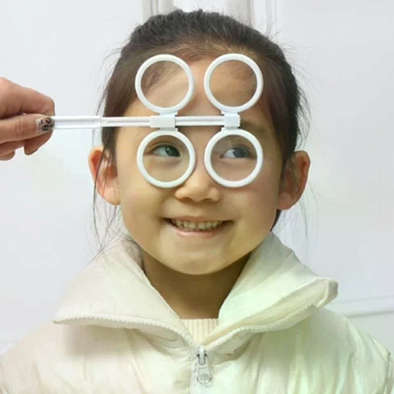 /YOV/Optical Ophthalmic Flipper Lens Holder Can Adjustable PD Distance Eye Trainer Occluder ±50-±400