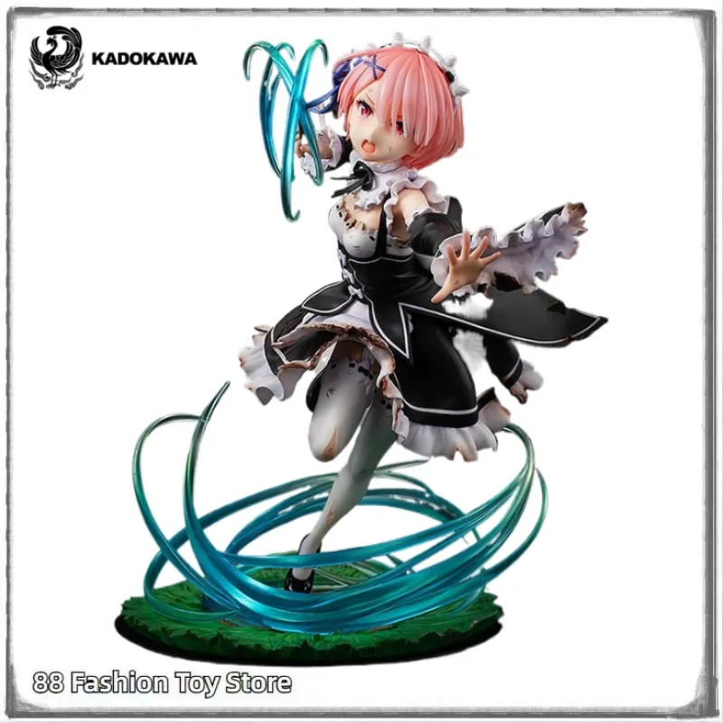 

В наличии Оригинальные фигурки KADOKAWA KDColle Re:ZERO -Starting Life in Another World- 2-й сезон RAM Битва при Розвалье Аниме-фигурки Игрушки
