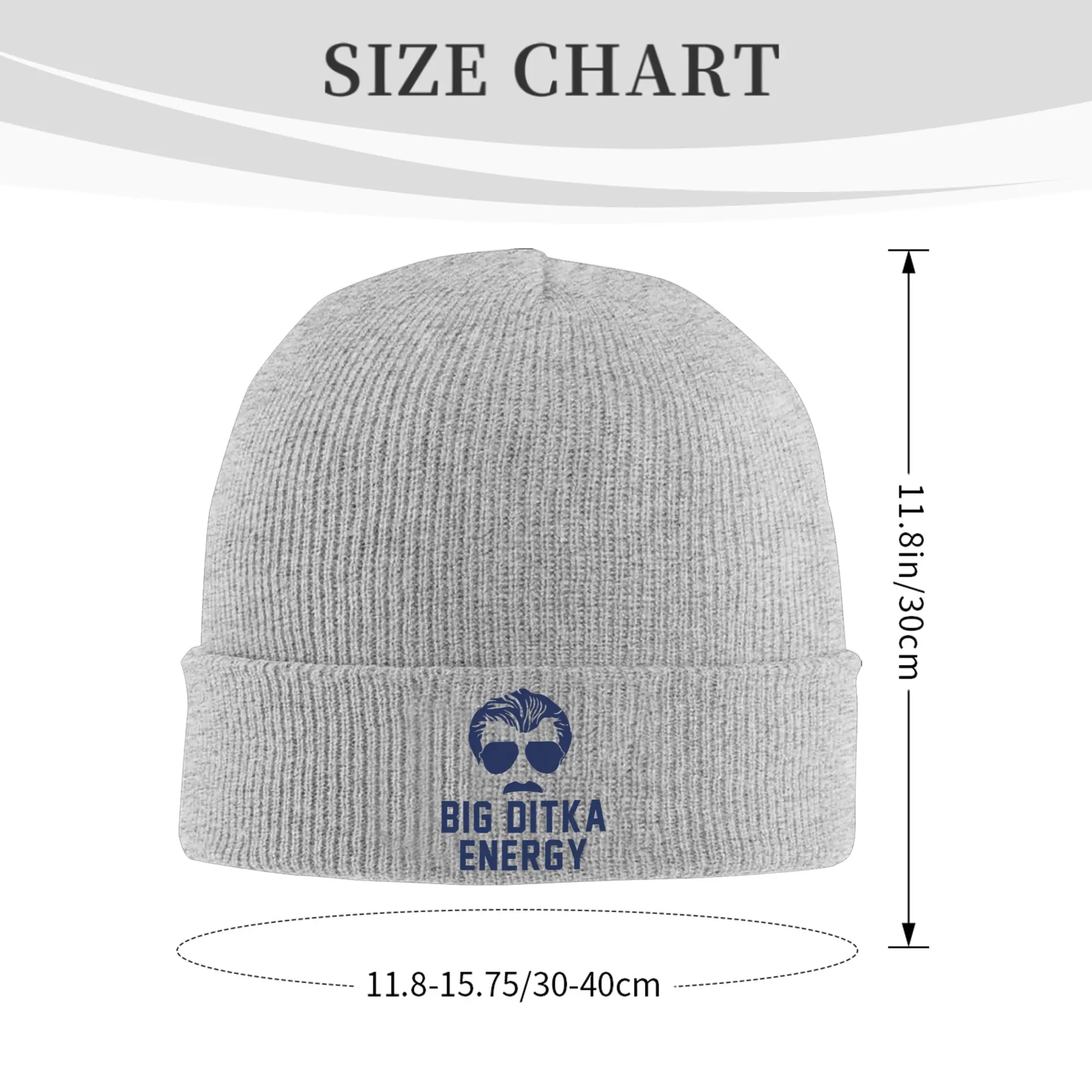 RIP Mike Ditka  Accessories Winter Warm Rib Knit Cuffed Beanie For Unisex Knitted Caps  Bonnet Hats