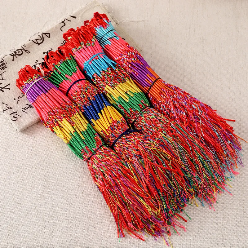 

Pure Handmade Loong Boat Festival Bracelet Woven National Style Hand Rope Blessing Transfer Multicolored Thread Gifts