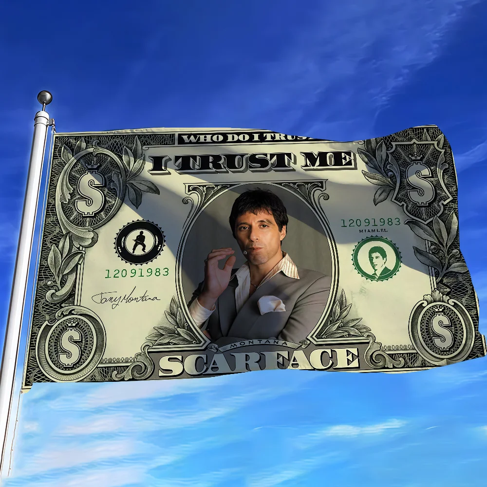 Movie Scarface flag For Bedroom Living Bar Garden Outdoor Active  Decoration Background And Concert