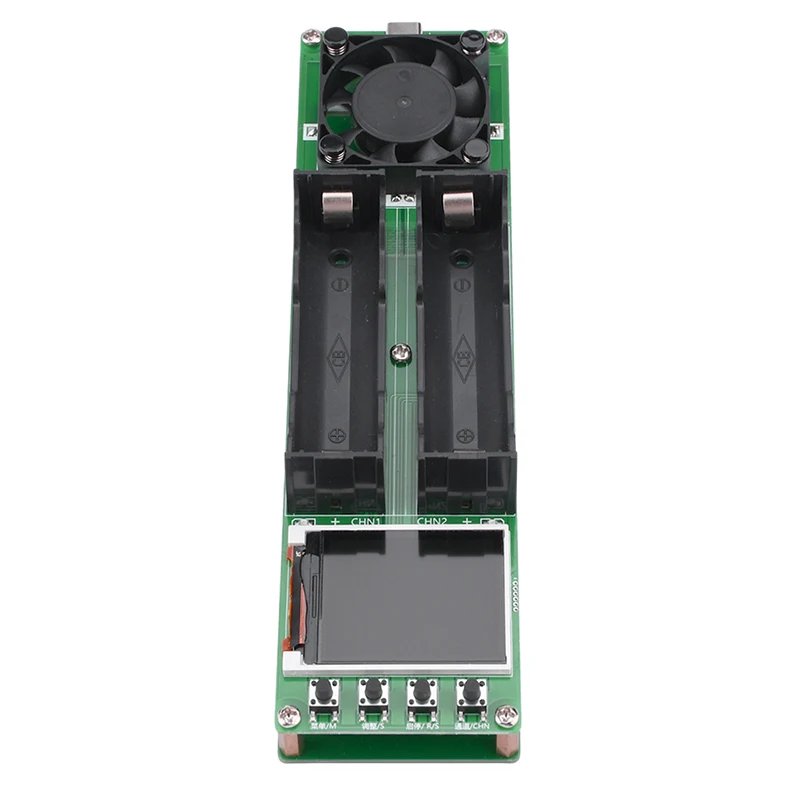 Dual Channel 18650 Battery Capacity Internal Resistance Detection Automatic Charging and Discharging Module Type-C Power Supply