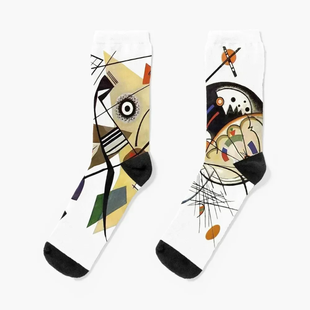 كاندينسكي ترافيرس لاين، 1923 جوارب احترافية للجري مجموعة عصرية جوارب شتوية دافئة للسيدات للرجال #1