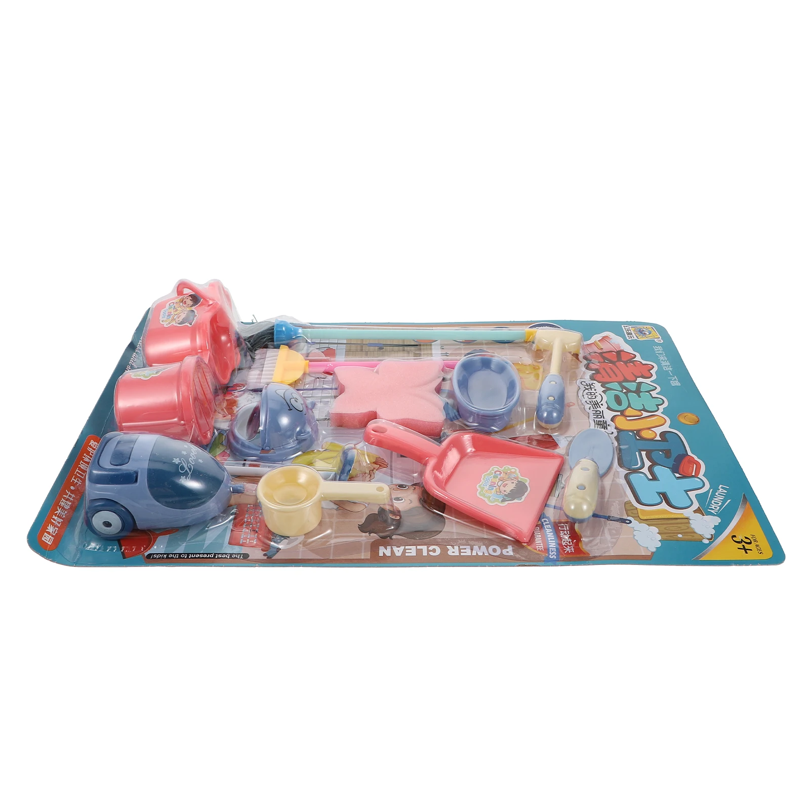 Mini-reinigingshulpmiddel Huishoudelijk speelgoed Kinderset voor miniatuurbenodigdheden Kleine buikspieren Rollenspel voor peuters Ouder-kind