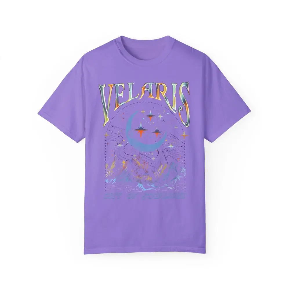 Shirt Sarah J Maas Merch 100%Cotton Shirt Retro ACOTAR Velaris City of Starlight Book Lover Gift Loose Shirt For Unisex Y2K Tee