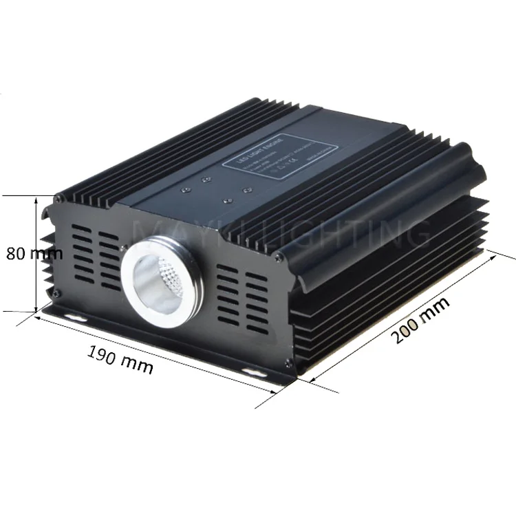 60W RGBW Fiber Optic Light Generator With DMX Dimming Function Professional LED Light Engine For Starry Lighting