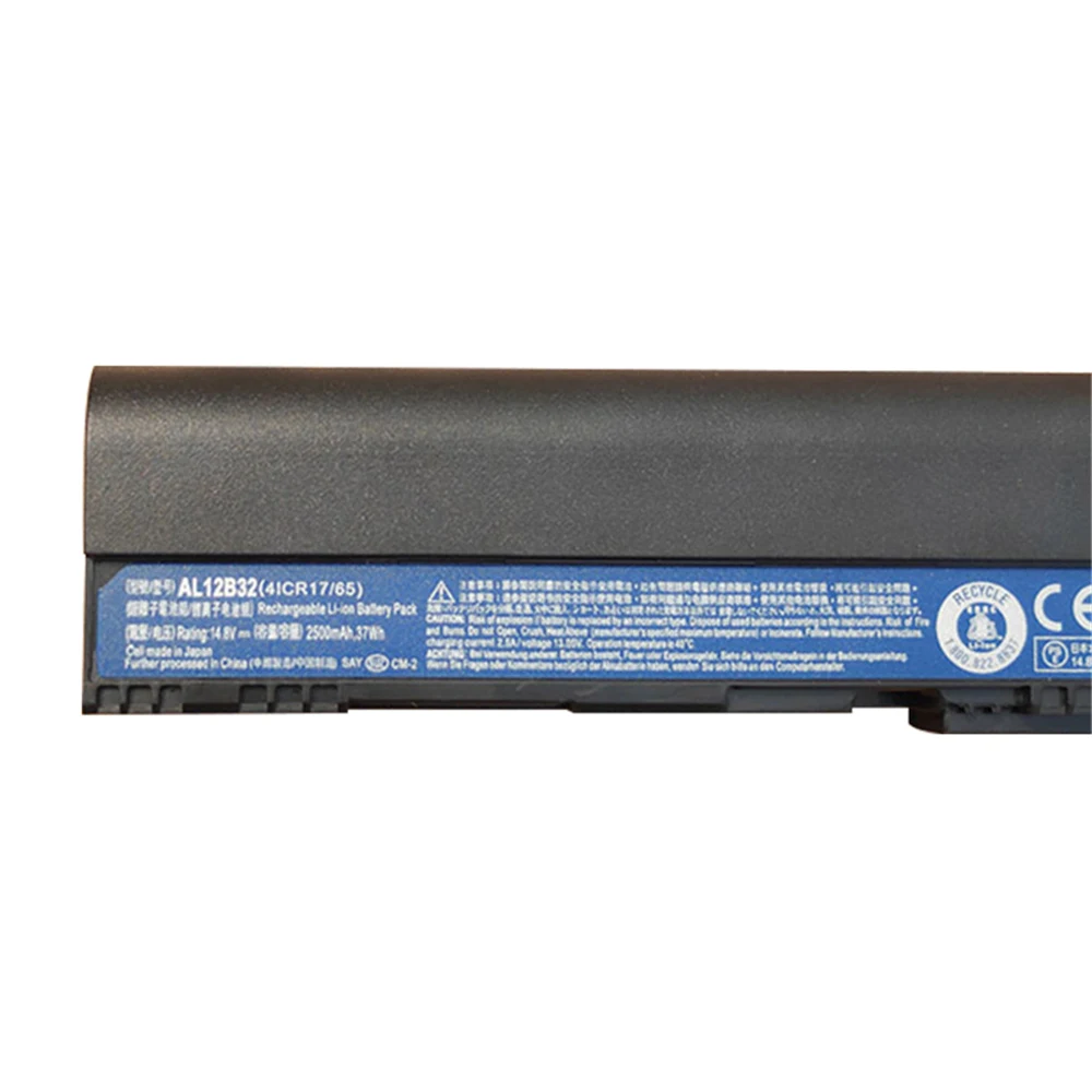 Genuine Original AL12B32 Laptop Battery for Acer Aspire One 725 756 V5-171 B113 B113M AL12X32 AL12A31 AL12B31 AL12B32 2500mah