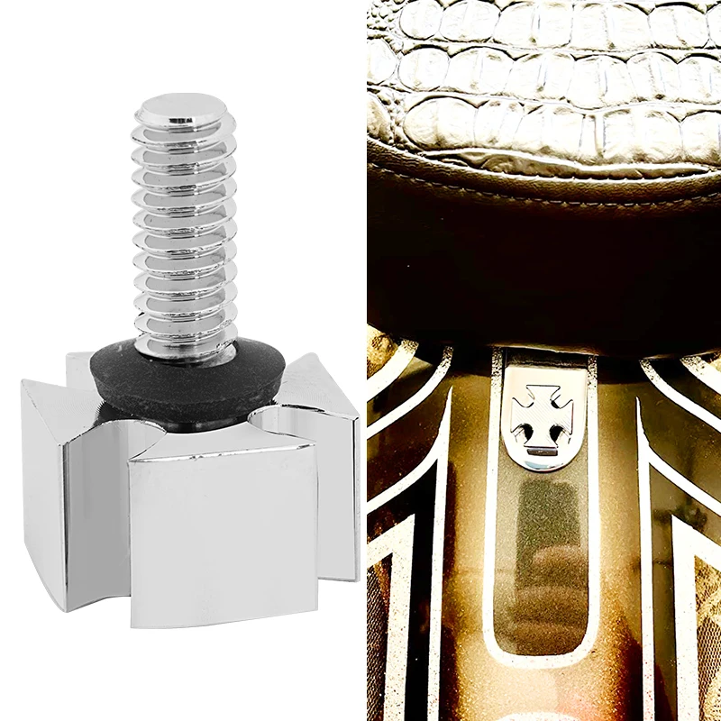

Motorcycle CNC 1/4" Seat Cross Mount Screw Bolt For Harley Sportster Softail Dyna Wide Glide Roadking Streetbob Street Bob