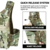 Artex Security Tactical Hunting Vest Molle Laser Cut Outdoor Plate Carrier Chaleco Tactico for Men 4