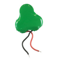1PCS/LOT 80mAh 3.6V NI-MH Button Cell With Line Rechargeable Battery LED
