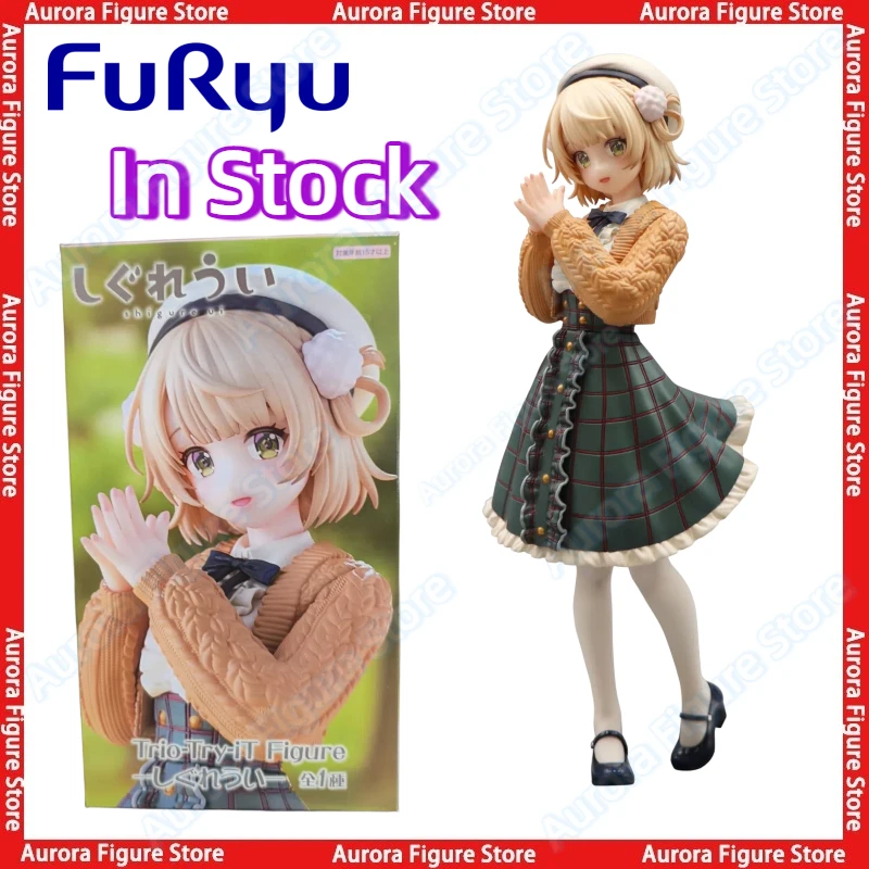 

In Stock FuRyu Trio-Try-iT TTI Virtual YouTuber VTuber Shigure Ui Desktop Cute Doll Anime Figures Toys Model PVC Collectible