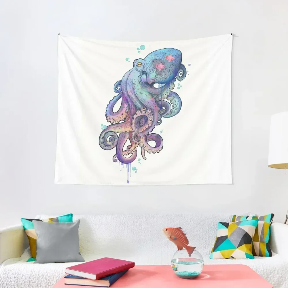 

octopus Tapestry Room Decor Cute Custom Room Decoration Aesthetic Carpet On The Wall Tapestry