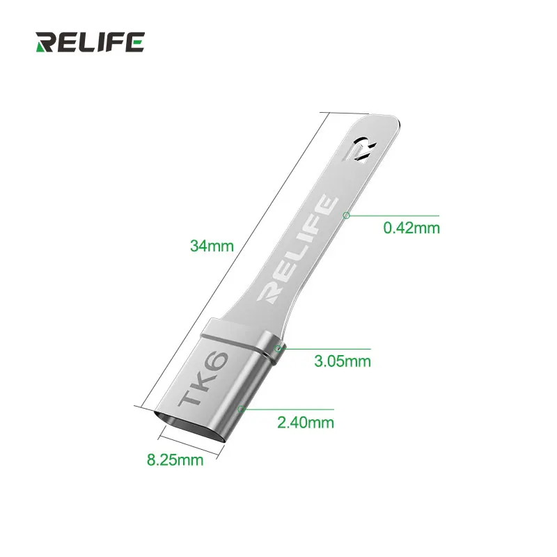 RELIFE TK6 TYPE-C Charging Port Anti-melting Protection Set Precise Positioning Smooth Insertion And Removal for Phone Repair