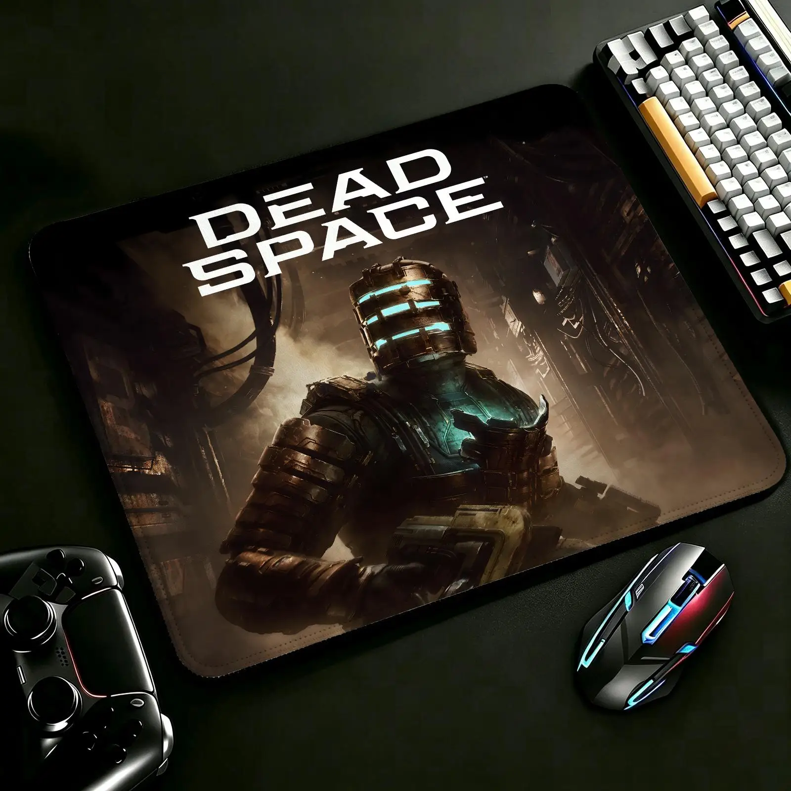 S/M/L E‑Sports Pad, hot game Dead Space Mouse Pad Tough Stitched Border for Lightweight Portable Laptop and Office Gaming