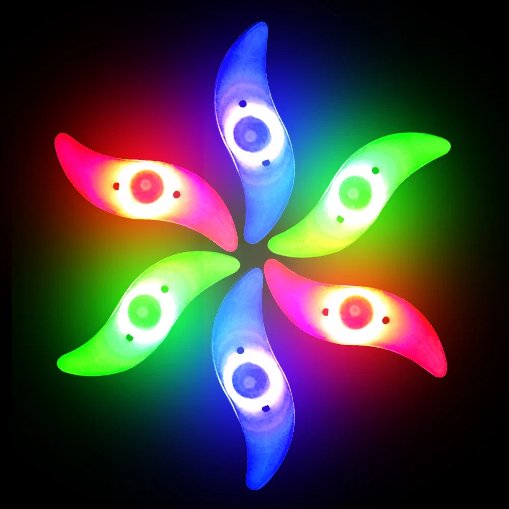 Willow Shape LED Bicycle Wheel Spoke Light Waterproof Wheel Hub Light Bike Accessories Vibration Sensing Night Cycling Light