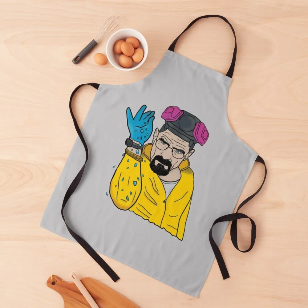 

Meth Bae Breaking Bad Apron christmas 2025 kitchen clothes for men japanese woman barber uniform Apron