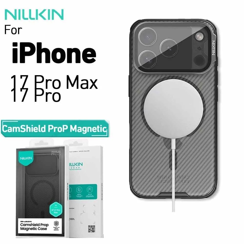 

For iPhone 17 Pro Max 17Pro Magnetic Nillkin CamShield Prop Phone Case Camera Foldable Stand Back Cover
