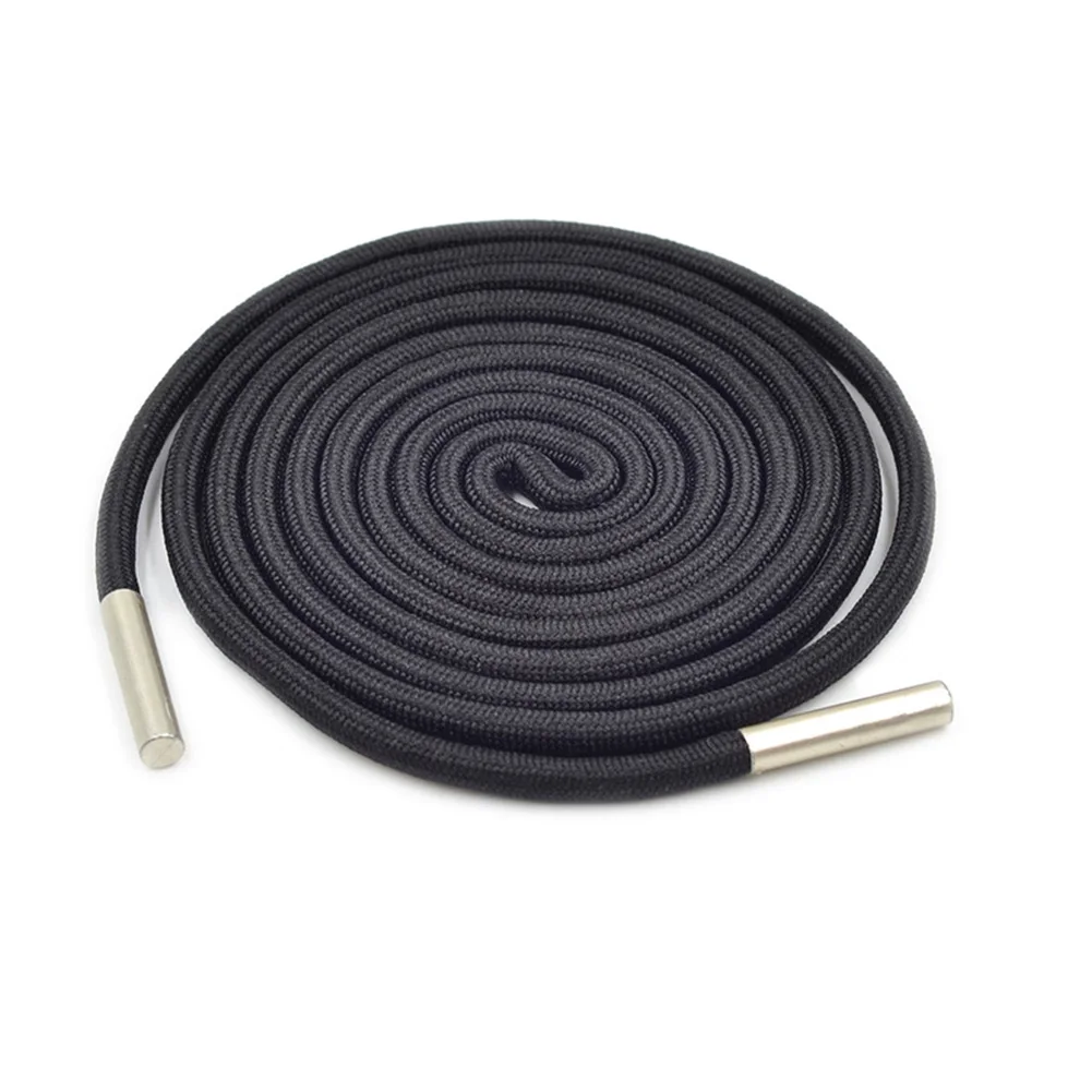 Cordon torsadé rond tressé 140CM 5MM, couleur unie, corde à capuche, pantalon de survêtement, cordon