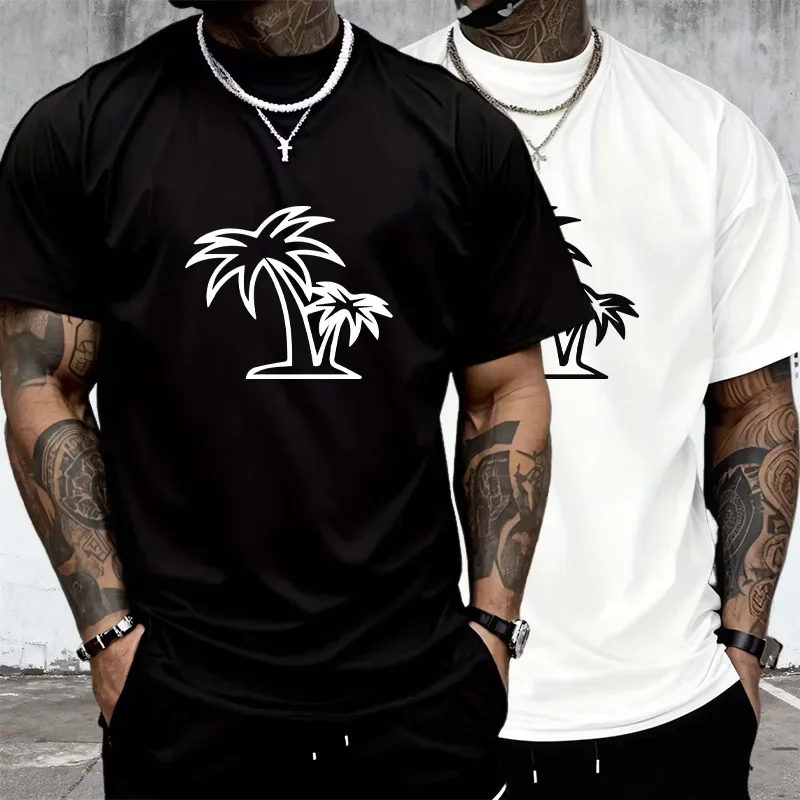 Breezy Casual T-Shirt für Herren 2025, ultraleichte Baumwollmischung, Rundhalsausschnitt, kurze Ärmel für maximalen Komfort in der Frühlings- und Sommerwärme