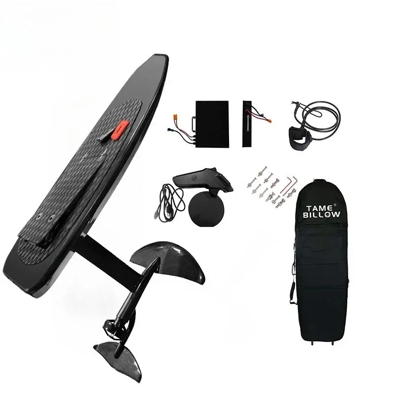 Full carbon fiber electric hydrofoil board, suspended surf standing design, adjustable power control system