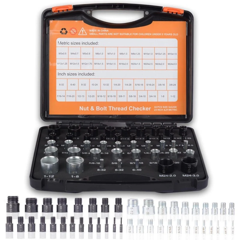 

M11K-Assembled Thread Gauge Tools Nut Checker Bolt Checker Metric Sizes Nut Checker Check Tool Screws Nuts Nut Assembly Tool
