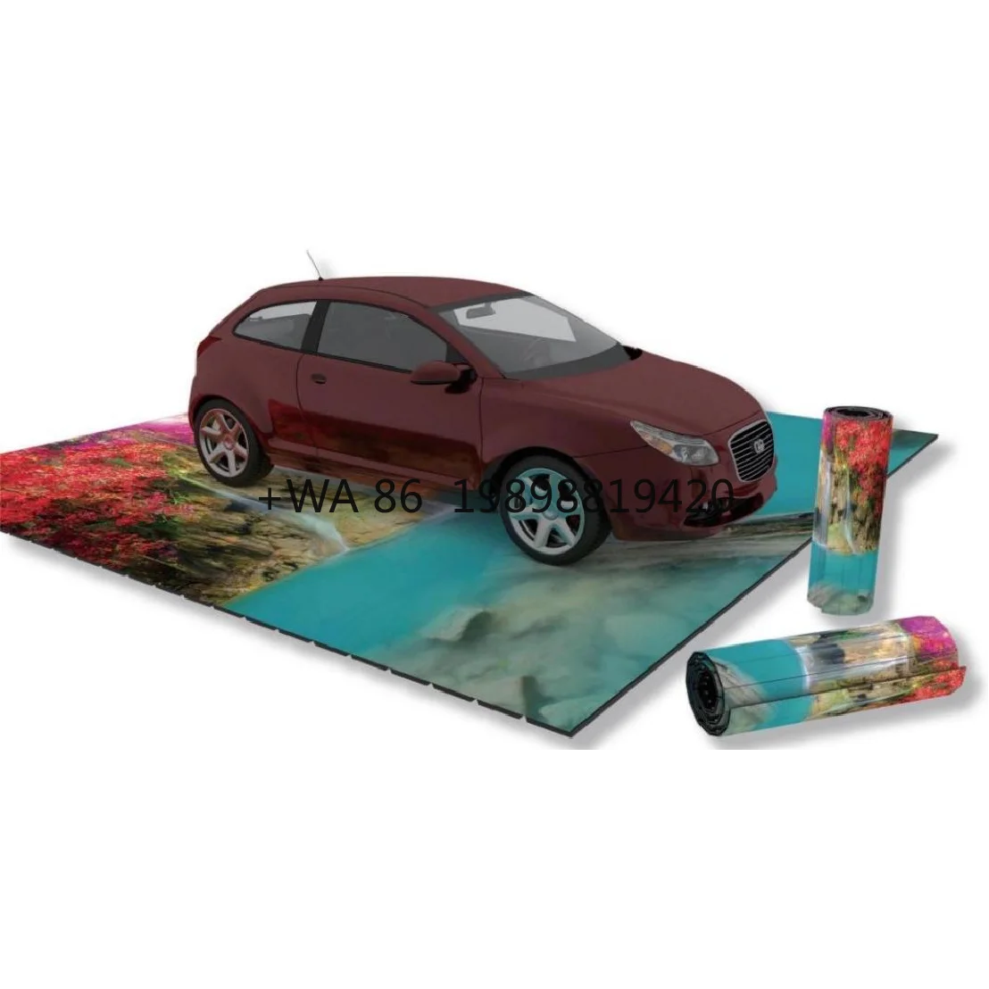 Innovative Versatile Flexible Rolling LED Display Screen Foldable with Rolling Feature customize