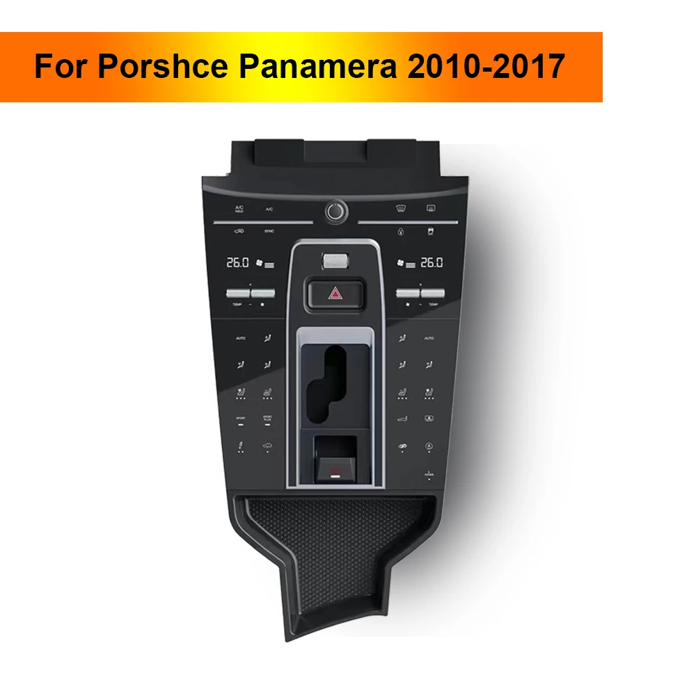 Krando Full Touch Car Saddle for Porsche Panamera 2010-2017 LCD Panel Car Interior Modification Center Console Handrail