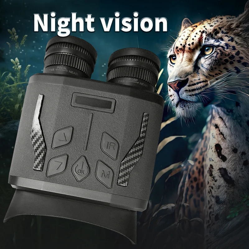 

Инфракрасный бинокль ночного видения NV980 с высоким разрешением 5x, прибор ночного видения для охоты и кемпинга, с функцией воспроизведения видео с камеры