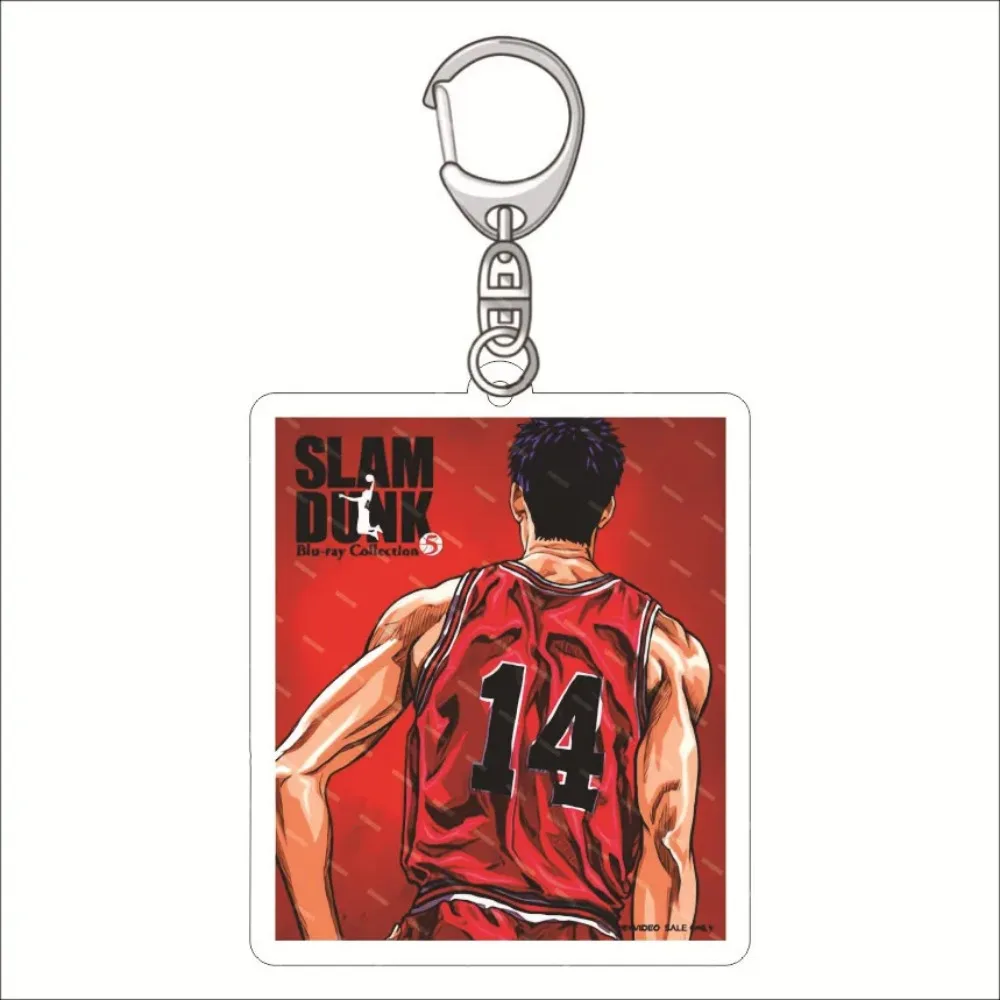 Anime Cartoon SLAM DUNK Keychain Sakuragi Akagi Kaede Ryota Hisashi Doll Pendant Bag Key Ring Ornaments Accessories Jewelry Gift