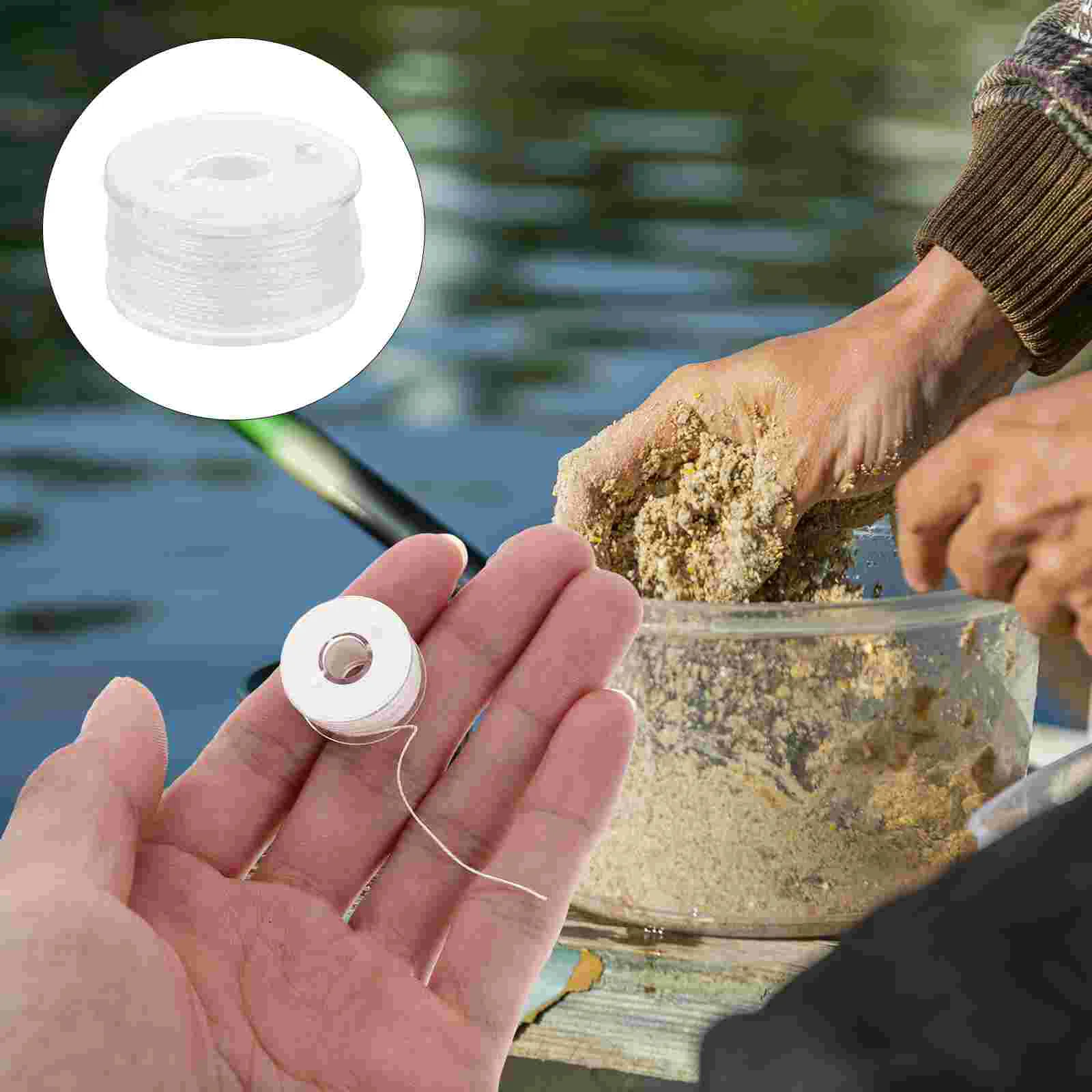 3 Rolls of PVA Tape Fishing Water Soluble String Multifunctional String Dissolving Tape for Fishing carp pva string