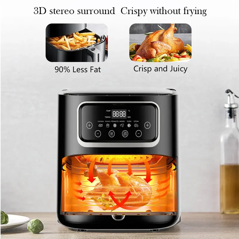 Visual Glass Smart Air Fryer, Household Visible, Window Air Fryer, Xl, 15 L, 12 L, 12 L, 10 Litres, New, 2023