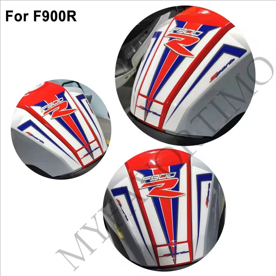 Motorcycle Fuel Tank Pad 3D Stickers Knee Grips Protectors Decal Kit For BMW F900R F900 F 900 R 2019 2020 2021 2022