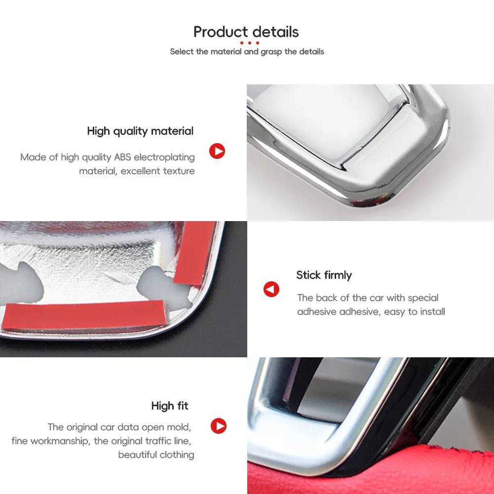 Car Steering Wheel Decoration Cover Trim Sticker for Volkswagen VW Passat B8 Tiguan MK2 Golf 7 7.5 MK7 MK7.5 E-UP Accessories