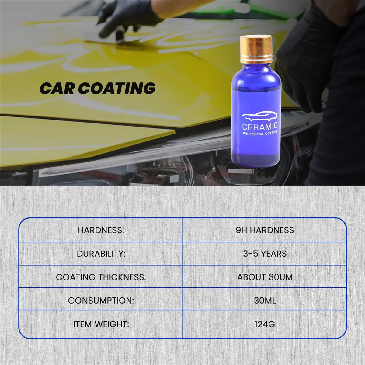 Car-styling 9H Car super hydrophobic Glass Coating Car Liquid ceramic Coat Motorcycle Auto Paint Care Glasscoat Anti-scratch