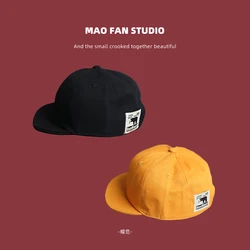 Hat Baseball Caps for Men and Women Four Seasons All-Matching Street Shot Hip Hop Hat Casual Face-Looking Small Flat-Brimmed Cap