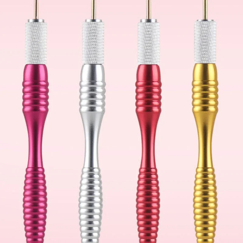 Pinkiou Hair Stroked Eyebrow Fashion Microblading Pen Eyebrow Tattoo Machine Permanent Makeup Manual Pen with needles