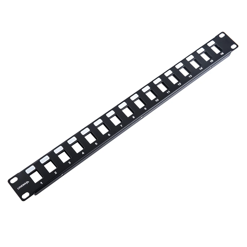 Linkwylan 24 Port Unloaded Blank Patch Panel Metal Sheet Electroplated 19\