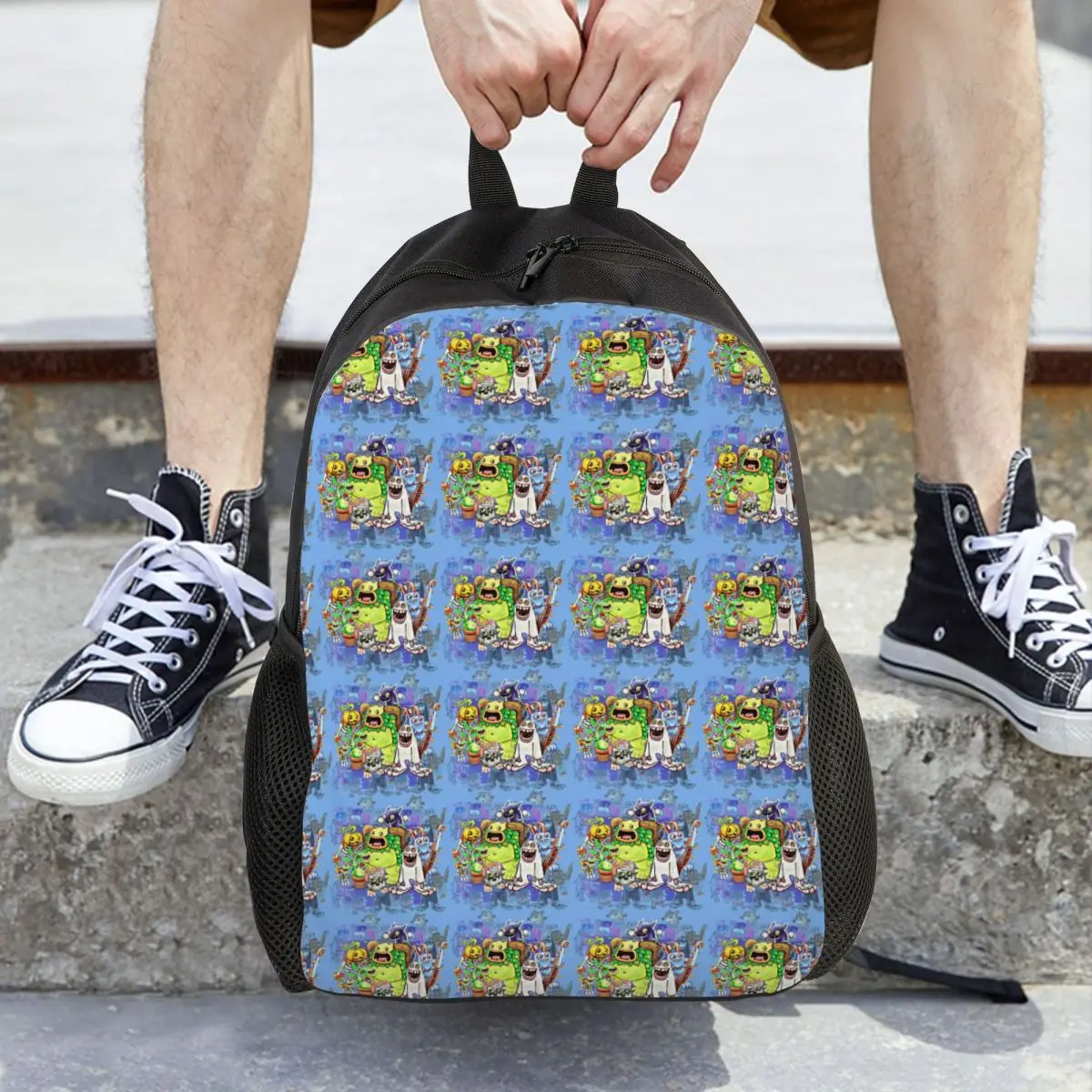 meus-monstros-cantando-personagens-mochila-mochila-grande-capacidade-criancas-bookbag-saco-de-escola-sacos-de-ombro-para-homens